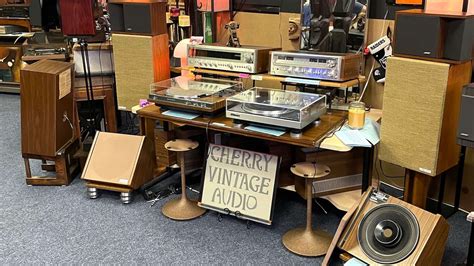 A review of a vintage audio store in South Carolina that specializes in equipment from the 1960s to the 1990s. . Cherry vintage audio